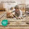 thumbnail image 4 of ODIKA 2'x3' Washable Doormat Non-Slip, Low Pile Door Southwestern Ornate Scroll Vintage Farmhouse Decorative for Entryway, Kitchen, Laundry Room, 4 of 7