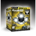 thumbnail image 1 of Bell + Howell QuadBurst 10.6 in. 192 High Intensity LED 5500 Lumens Flush Mount Ceiling Light with 4 Adjustable Heads, 1 of 5