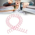 thumbnail image 4 of Plastic Spiral Binding Spines, 0.43in Inner Diameter 20Pcs Spiral Binding Coils Long Service Life ABS  For Work Pink, 4 of 8