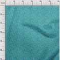 thumbnail image 2 of oneOone Cotton Poplin Bondi Blue Fabric Leaves & Flower Floral Fabric For Sewing Printed Craft Fabric By The Yard 56 Inch Wide, 2 of 4