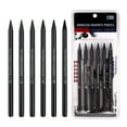 thumbnail image 2 of Charcoal Pencils Drawing Set, High Colorization 6pcs Graphite Pencil Set Break Resistant Smoother Professional  for Blending, 2 of 7
