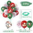 thumbnail image 1 of Globos de látex navideños, globos de Papá Noel y alce para fiestas navideñas, decoraciones navideñas para el hogar, regalo de Año Nuevo 2024 2025, 1 of 6