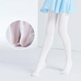 thumbnail image 2 of Toddler Ballet Tights Ballet Tights Dance Tights Ballet Stretchable Leggings Performance Practice Girls Tights White 12 Years-14 Years, 2 of 4