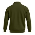 thumbnail image 6 of Men's Soild Color Quarter Zip Pullover, Mock Neck Fleece Sweatshirt with Zipper Chest Pocket, Casual Long Sleeve Lightweight Slim Fit Sweatshirt for Fall Winter Green XXL, 6 of 9