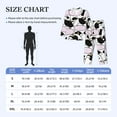 thumbnail image 6 of Bingfone Men'S Pajama Set 2 Piece Loungewear Pjs, Long Sleeve With Pajama Pants-Cute Animal With Cow, 6 of 9