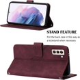 thumbnail image 4 of Case for Samsung Galaxy S21 Plus Wallet Case with Card Holder Leather with Kickstand Card Slots Phone Case Durable Magnetic Shockproof Protective Cover for Samsung Galaxy S21 Plus Red YBS, 4 of 14