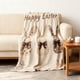 thumbnail image 5 of CaiYueKe Easter Blanket with Bunny and Eggs Design Flannel Fleece Throw Soft Lightweight Decorative Couch Bed Blankets for Adults Kids Holiday Seasonal Home Decor Gift, 5 of 7