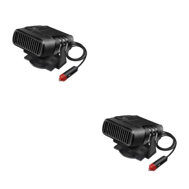 Speravity Ventilador de calefacción, calentador de coche, desempañador de parabrisas, antivaho multipropósito, instalación práctica, 24V 2piezas
