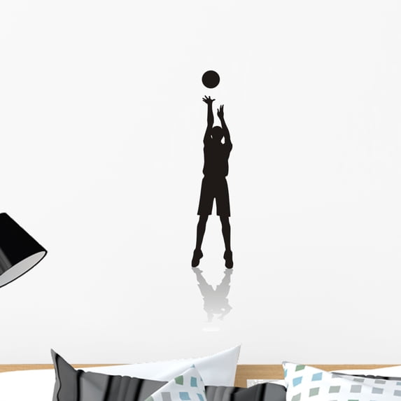 Sport Silhouettes Wall Decal by Wallmonkeys Peel and Stick Graphic (24 in H x 9 in W) WM190192