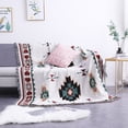 thumbnail image 1 of Bohemian Plaid Blanket for Sofa bed Decorative Blanket Outdoor Camping Blanket Boho Sofa cover throw Blanket Picnic With Tassel90x180cm Gao Jinjia LED, 1 of 2