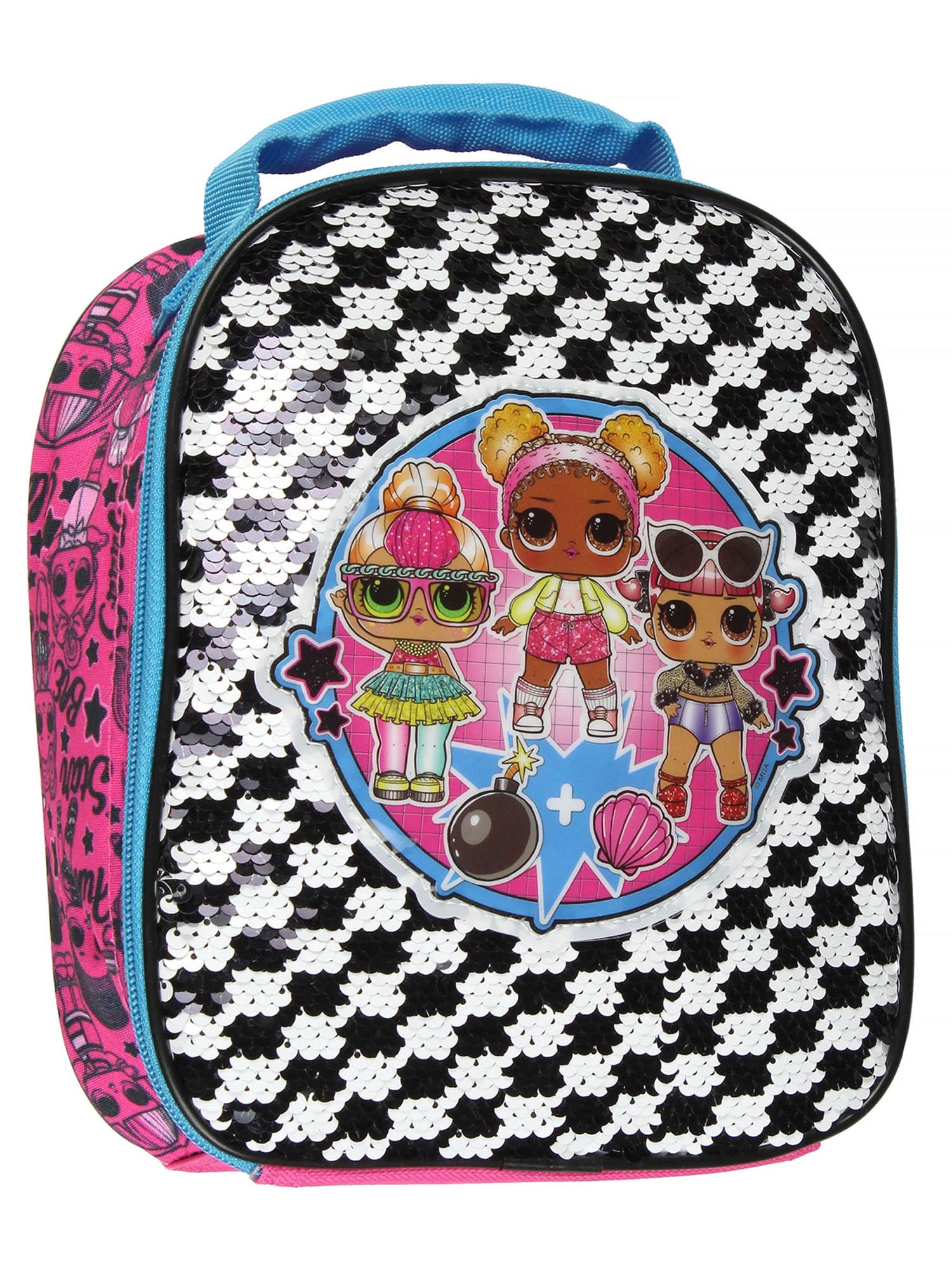 LOL Surprise Dolls Sequins Lunch Box Bombshell Reversible 10"
