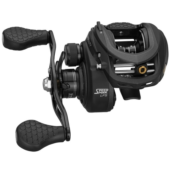 Lew's SuperDuty LFS Baitcast Fishing Reel, 6.8:1 Gear Ratio, Right-Hand Retrieve, Black