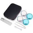 thumbnail image 1 of Contact Lens Case Kit Fashion Mirror Effect Portable Contact Lens Holder Case, 1 of 9