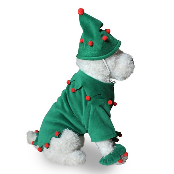 Zhuge Ropa para perros, camisa cálida y suave, suéter de invierno para cachorros, conjunto de suéter de punto navideño para mascotas (A01, S)