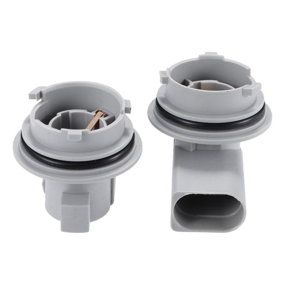 Unique Bargains 1 Pair Turn Signal Light Bulb Socket Gray Light Lamp Blinker Holder Base for Audi