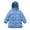 Sky Blue, variant on REDARER Kids Long Puffer Coat, Quilted Hooded Jacket for Boys and Girls, Winter Warm Padded Outerwear,Size:4-5 Years