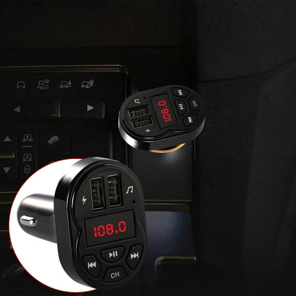 TopLLC Car MP3 Smart Fast Charge Lossless Sound Quality Hands-free Call Multi-function Play Voice Broadcast Intelligent Protection