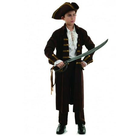 Pirate Captain - Brown Child Halloween Costume