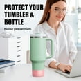thumbnail image 4 of Silicone Boot for Stanley 40 oz Tumbler-Matte Luster Protective Silicone Sleeve Fit for Stanley Cup with 2.8-3'' Bottom, BPA Free, 4 of 7