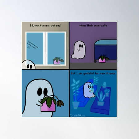 Wholesome Ghost Comic #2 Poster Wall Art, Modern Wall Decor For Living Room Bedroom, 8x12 UNFRAMED