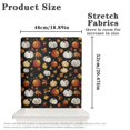 thumbnail image 6 of Xoenoiee Pumpkin Maple Leaf Print Dining Chair Covers Chair Back Covers Soft Chairs Protector Slipcovers Washable Dining Room Seat Cover for Home Hotel Kitchen Thanksgiving Decor, 1 Pack, 6 of 7