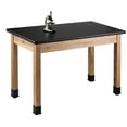 thumbnail image 3 of National Public Seating NPS® Wood Science Lab Table, 30 x 72 x 30, HPL Top, 3 of 5