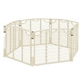 thumbnail image 2 of Evenflo Versatile Play Space Gate, Cream &amp; 2-Panel Extension Value Bundle, 2 of 3
