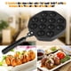 thumbnail image 1 of Molde de aluminio antiadherente para parrilla Takoyaki de 12 cavidades color negro para horno de pulpo, albóndigas para el hogar y el comedor LYUMO Freídoras, 1 of 6