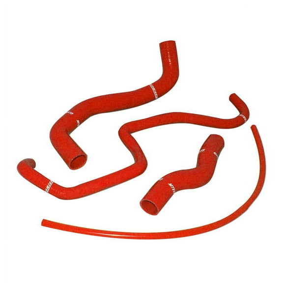 Mishimoto MMHOSE-350Z-03RD Silicone Radiator Hose Kit Compatible With Nissan 350Z 2003-2006 Red