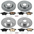 thumbnail image 3 of PowerStop Front and Rear Z23 Evolution Sport Carbon-Fiber Ceramic Brake Pad and Drilled & Slotted Rotor Kit Fits: VOLVO Select Models K4430, 3 of 10