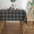 thumbnail image 3 of Rectangle Table Cloth, Clan Moffat Gray Black Red Scottish Tartan Plaid Resistant Washable Tablecloth Decorative Table Cover for Dining, Indoor and Outdoor, 3 of 6