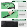 thumbnail image 4 of Pop-Up Pet Playpen, Folding Soft Portable Waterproof Outdoor Pen for Dogs Cats Chickens, 36" Durable Travel Crate with Bowl for Recovery Use, 4 of 8