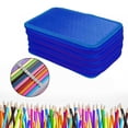 thumbnail image 4 of Estuche Gloria Estuche para lápices Estuche ígrafos 4 capas Azul B, 4 of 9