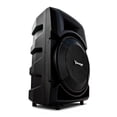 thumbnail image 2 of Bocina VORAGO Karaoke 300 MicroSD Bluethooth Microfono Negro KSP-300, 2 of 6