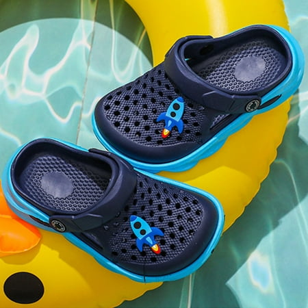 

Boys And Girls Casual Clogs Breathable Slip-on Slippers For Outdoor