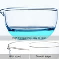 thumbnail image 2 of MLINS 1 Pc Flat Bottom Glass Evaporating Dish Container with Spout for Lab Use, 2 of 7