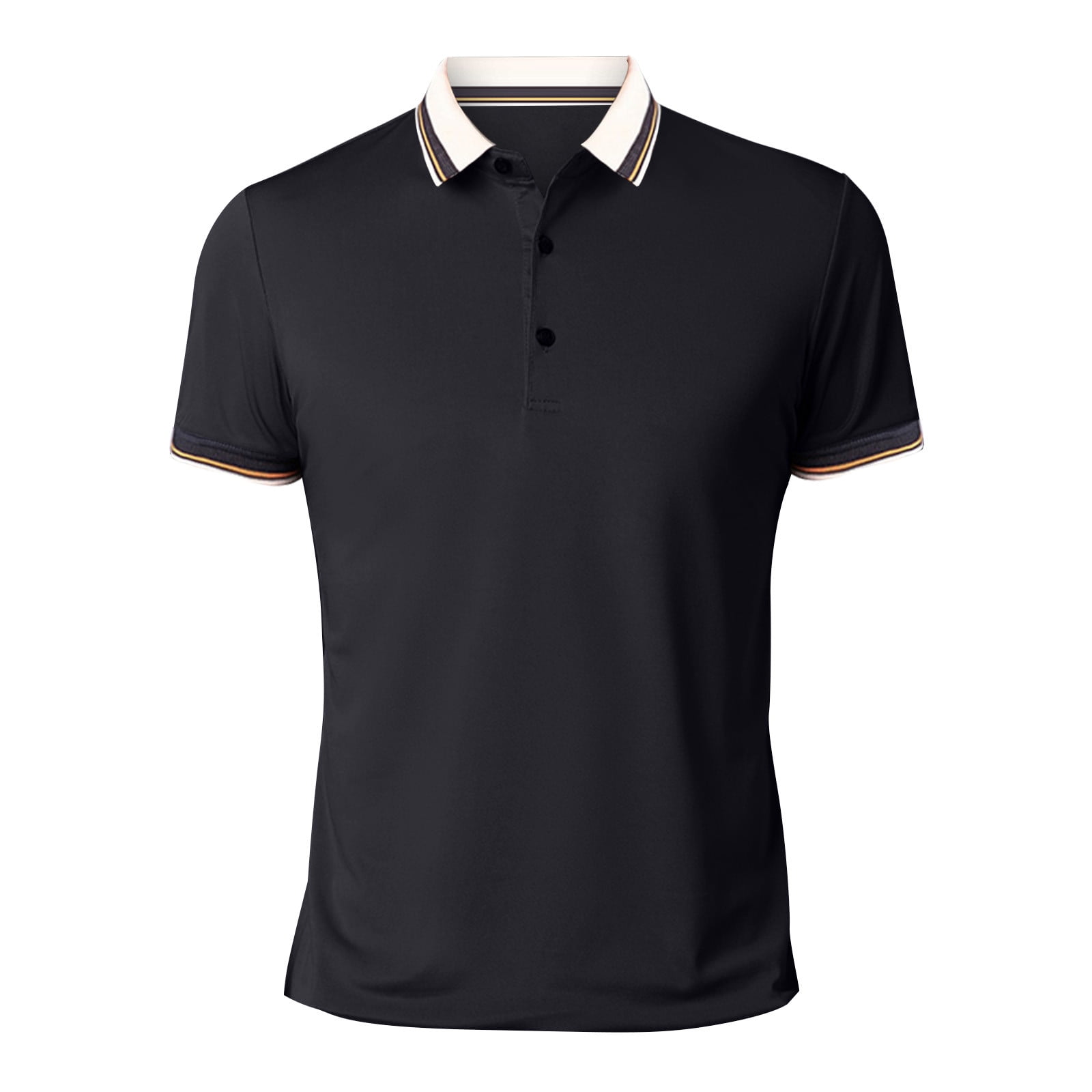 Men Polo Shirts Short Sleeve Regular Fit Business Work Golf Polo Shirts