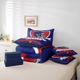 thumbnail image 6 of jejeloiu Blue Football Helmet 7pcs Bedding Comforter Set,Rugby Ball Games Queen Bedding Sets For Boys Teens Reversible, 6 of 8