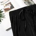 thumbnail image 7 of DPTALR George Women's Pleated Wide Leg Palazzo Pants with Drawstring,Black,Size Free Size, 7 of 7