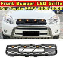 Bumper Grill For Toyota RAV4 2006-2008 Car Front Bumper Racing Grille Body Kit ABS Plastic Front Bumper Grille Car Accessories