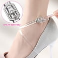 thumbnail image 3 of Pawsdot 1 Pair of TPU Clear Shoe Straps for Slingback Heels Reusable Anti Slip Women Everyday Use, 3 of 8