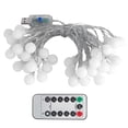 thumbnail image 2 of Luces de Cuerda de Bola de Globo de 40 Lámparas 6M Luces Colgantes decorativas USB con 8 Modos para Luz Caliente al Aire Libre en Interiores, 2 of 7