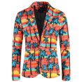 thumbnail image 1 of toraway Ensemble de Costumes pour Hommes Mode Décontractée Boucle Imprimée Simple Mode Douce Travail Formel Chaud Hauts Doux TTG, 1 of 4