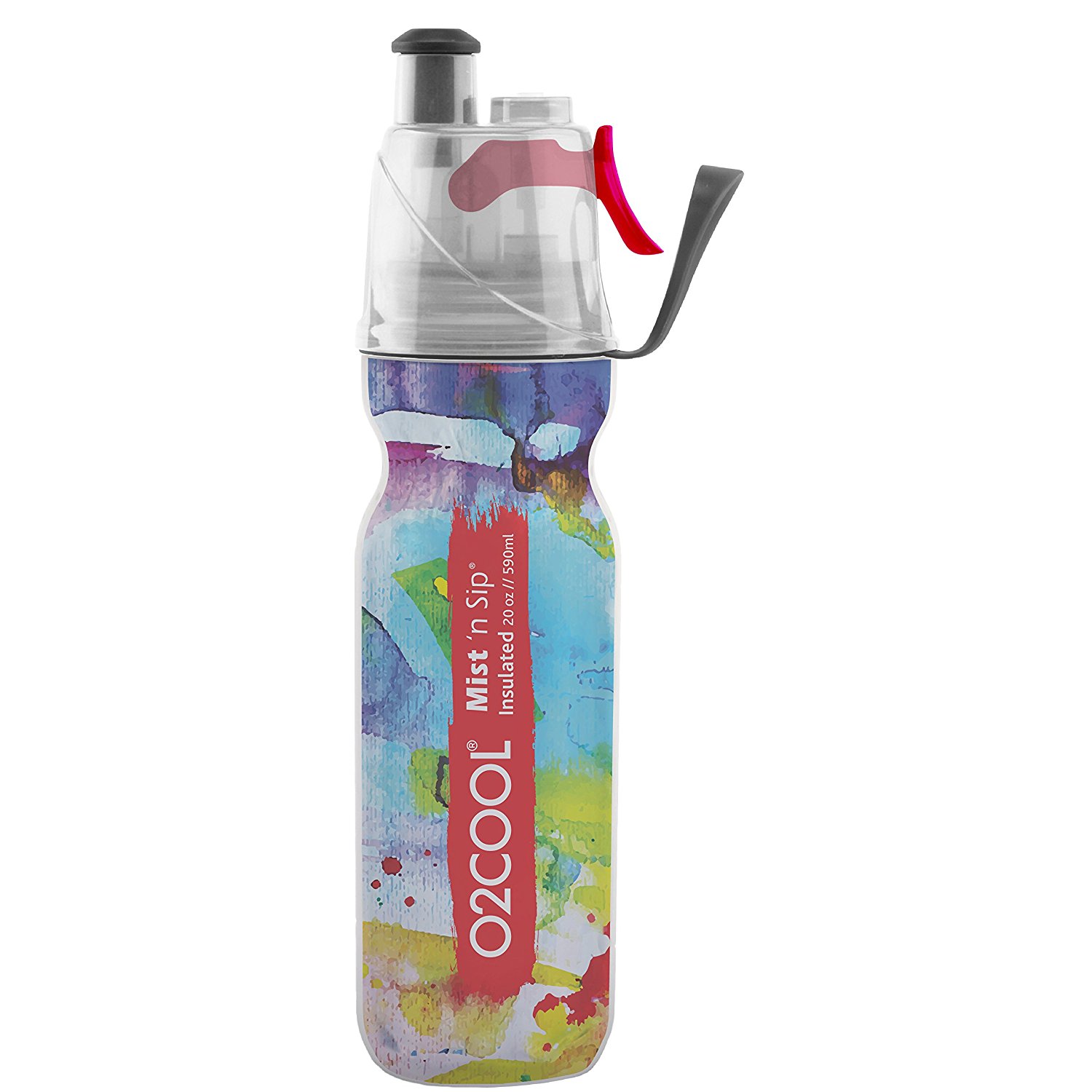 O2COOL Arcticsqueeze® Insulated Mist 'N Sip® Squeeze 20 oz., 2in1