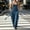 Blue, variant on Cargo Jean Overalls for Men Wide Leg Bib Utility Stretchy Denim Jumpsuit Overall Loose 90s Trendy Muti Pocket Blue