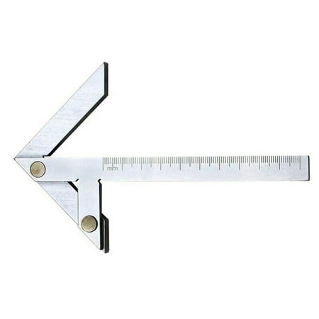 

High-carbon Steel Center Gauge Ruler Angle Finder Center Finding Tool for Hardware Machining Cylindrical Centering Angle Marking Center Gauge Angle Finder For Hardware Machining Angle 100x70MM