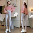 thumbnail image 5 of Pantalones de mujer embarazada, leggings de primavera y otoño, pantalones de soporte abdominal, pantalones cortos para mujer embarazada, pantalones ajustados, 5 of 5