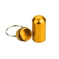 thumbnail image 1 of Wosthever Mini pastillero portátil de aluminio pastillero impermeable hermético almacenamiento con llavero, dorado Type3 NO3 Wosthever OD000482-01, 1 of 6