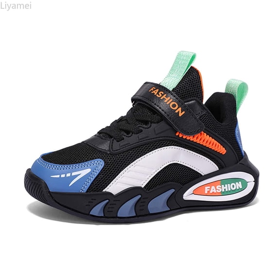 Liyamei Boys Sneakers For Kids Lightweight Breathable Mesh Running Shoes Soft Sole Comfortable Athletic Footwear For Daily Casual Sports And Outdoor Activities Size 10.5
