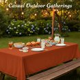 thumbnail image 6 of AK-Trading 60 x 102-Inch Rectangular Polyester Tablecloth - Copper, 6 of 15